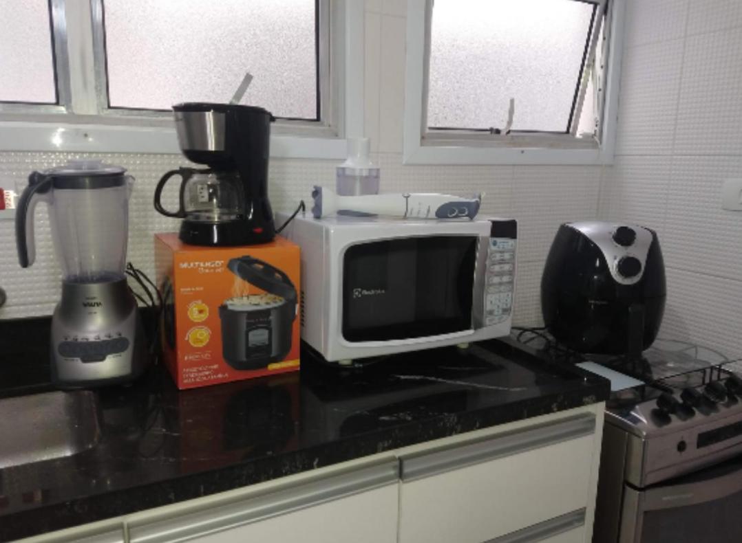 Apt Guaruja Enseada Lado Praia Fan 1 Dorm Tv Netflix Wi-Fi Ar Ate 5 Pessoas Екстериор снимка